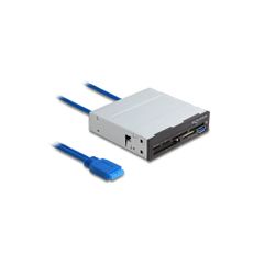 DELOCK USB 19-pin card reader 91759, CF/SD/micro SD/xD/MS/M2/USB, 5Gbps