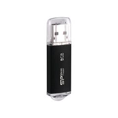 SILICON POWER USB Flash Drive Ultima II-I, 8GB, USB 2.0, μαύρο