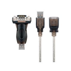 GOOBAY αντάπτορας USB σε RS-232 93128 με καλώδιο USB, 1.5m, διάφανο