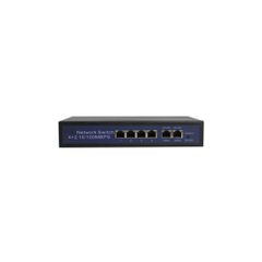 LONGSE PoE switch HT412, 4x LAN port & 2x WAN port, 10/100Mbps
