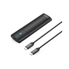 ORICO θήκη για Μ.2 NVMe SSD PWM2-G2-BK-EP, 10Gbps, έως 4TB, μαύρη