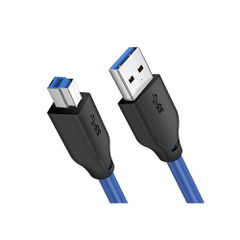 CABLETIME καλώδιο USB σε USB Type B CT-C160-U3-AMBM, 5Gbps, 2m, μπλε
