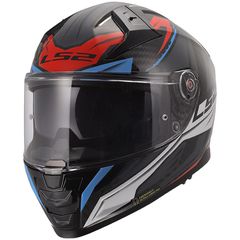 ΚΡΑΝΟΣ LS2 F/F VECTOR II C SAVAGE WHITE/BLUE/RED 22.06 L
