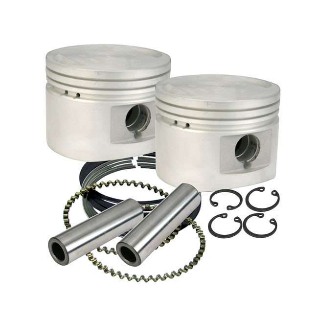 S, 3-1/2" replacement cast piston kit. +.010"