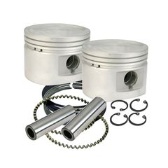S, 3-1/2" replacement cast piston kit. +.010"
