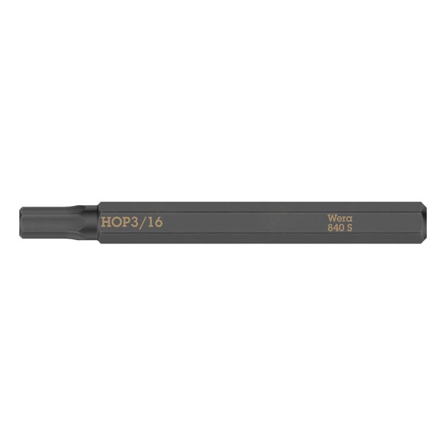 Wera Hex-plus bit for Impact screwdriver 3/16"