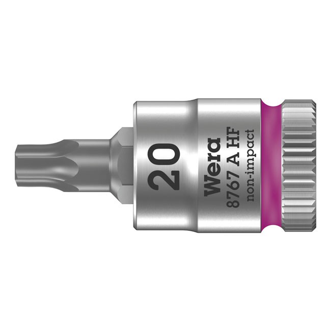 Wera Zyklop 1/4" Torxr socket bit with holding function