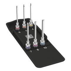 Wera Zyklop 1/2" drive extended Hex socket bit set - Metric
