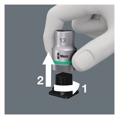 Wera Zyklop 1/2" drive extended Hex socket bit set - Metric-thumb-2