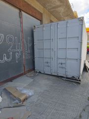 Αποθήκη 2018 6 μέτρα αδιάβροχο βαμμένο άριστη κατάσταση-thumb-1