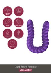 She.E.O Dual-Sided Flexible Vibrator Purple-thumb-7