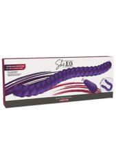 She.E.O Dual-Sided Flexible Vibrator Purple-thumb-3