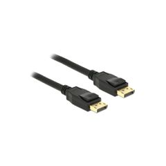 Καλώδιο DELOCK DisplayPort 1.2 83806, 4K/60Hz, 21.6 Gbps, 2m, μαύρο