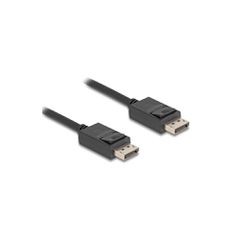 Καλώδιο DELOCK DisplayPort 2.1 80492, 8K/60Hz 4K/120Hz 40 Gbps 1m, μαύρο