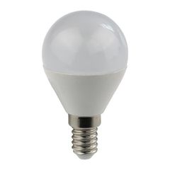 Λάμπα led G45 σφαιρική 4.9W E14 θερμό φως 3000k 470lm 175-250V με γωνία δέσμης 300°