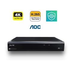 Καταγραφικό AOC DVR 265 8MP 8 καναλιών 5 in1 (TVI/AHD/CVI/IP) με AI ανίχνευση ανθρώπου/οχήματος Audio & 4K HDMI