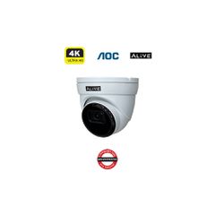 Κάμερα Dome μεταλλική TVI ART-AD800-AOC 1/2.7 CMOS με ανάλυση εικόνας 8MP & ενσωματωμένο μικρόφωνο IP66