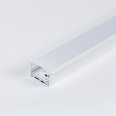 Φωτιστικό χωνευτό γραμμικού τύπου PRO 80cm 29W με ενδιάμεσο φως 4000K 35-40V PVC 50x30mm μαύρο χρώμα