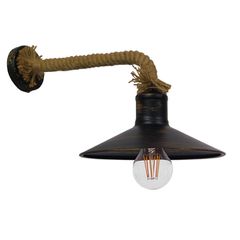 Boho φωτιστικό τοίχου - απλίκα kelvo® VINSA με ντουί E27 1xE27 AC 220-240V IP20 χάλκινο & μπεζ 50x27x25cm