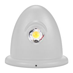 Μοντέρνα επιτοίχια απλίκα LED GLOBOSTAR® THIRD 10W 1400lm IP65 θερμό λευκό 2700K λευκό ματ 15.1 x 9.3 x 14.5cm 93070