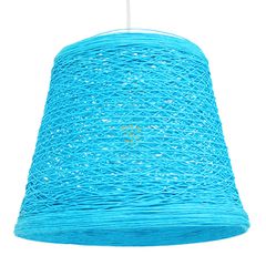 Boho κρεμαστό φωτιστικό PLAYROOM μονόφωτο θαλασσί ξύλινο ψάθινο Rattan Φ32 1 x E27 AC 220-240V
