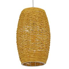 Boho Κρεμαστό Φωτιστικό INCASS Μονόφωτο Καφέ Ξύλινο Bamboo Φ15 1 x E27 AC 220-240V