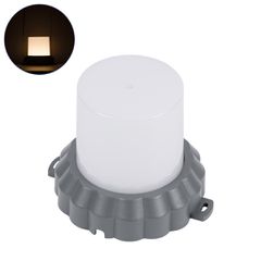 Μοντέρνα επιτοίχια απλίκα LED kelvo® WALLLIGHT-MONA 12W 1320lm 360° DC 24V αδιάβροχη IP65 θερμό λευκό 2700K CREE COB chip γκρι ανθρακί ματ 13x13x12.5cm