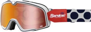 Μάσκα Μηχανής 100% Barstow Goggle Άσπρη