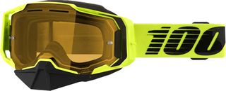 Μάσκα Μηχανής 100% Armega Snow Goggle Κίτρινη