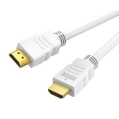 Καλώδιο CABLETIME HDMI CT-HE19G με Ethernet, 4K/60Hz, 18 Gbps, 1m, λευκό