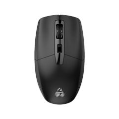 POWERTECH ασύρματο ποντίκι PT-1294, USB δέκτης, έως 1600DPI, μαύρο