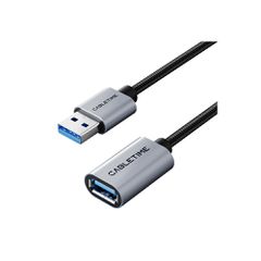 CABLETIME καλώδιο προέκτασης USB CT-AMAF1, 5Gbps, 3m, μαύρο