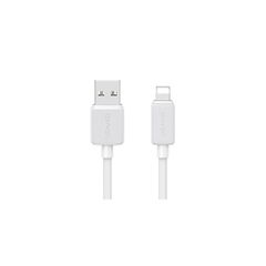 USAMS καλώδιο Lightning σε USB US-SJ689, 2.4A, 480Mbps, 1m, λευκό