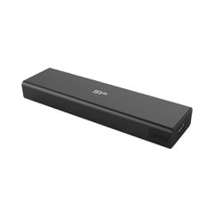 SILICON POWER θήκη για M.2 PCIe NVMe/SATA SSD PD60, tool free, 10Gbps, μαύρη