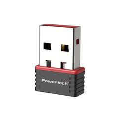 POWERTECH ασύρματος USB αντάπτορας δικτύου PT-1384, 150Mbps WiFi