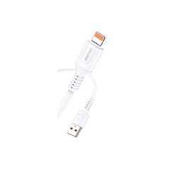 KAKUSIGA καλώδιο Lightning σε USB KSC-805, 2.4A, 480Mbps, 1m, λευκό