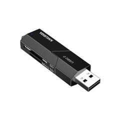 KAKUSIGA card reader KSC-1411 για SD & micro SD, 480Mbps, USB σύνδεση, μαύρο