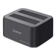 ORICO docking station για 2.5" ή 3.5" SATA HDD/SSD 6829C3-V1, 2 θέσεων, 5Gbps, μαύρο