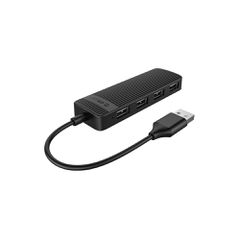 ORICO USB hub FL02, 4x θυρών, USB 2.0, 480Mbps, USB σύνδεση, μαύρο