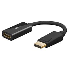 Αντάπτορας GOOBAY DisplayPort σε HDMI 75269, 4K/60Hz, 0.1m, μαύρος