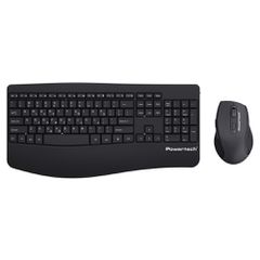 POWERTECH set ποντίκι & πληκτρολόγιο PT-1490, 2.4GHz & Bluetooth, μαύρο