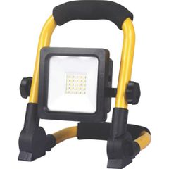 Προβολέας επαναφορτιζόμενος LED SMD 20W 6500K IP54 κίτρινος PLUS