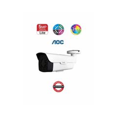 AOC μεταλλική κάμερα εξωτερικού χώρου ART-E5/60 FULL COLOR 5MP Lite με 4 τεχνολογίες TVI/AHD/CVI/CVBS
