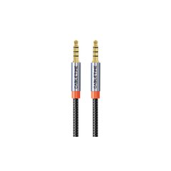 Καλώδιο ήχου 3.5mm CABLETIME CT-AM35M, gold plated, 1.5m, μαύρο