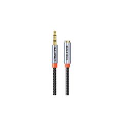 CABLETIME καλώδιο προέκτασης ήχου 3.5mm CT-AE35M, gold plated, 2m, μαύρο