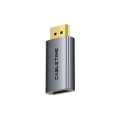 Αντάπτορας CABLETIME DisplayPort σε HDMI CT-DMHF4K-AG6, 4K/60Hz, γκρι