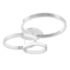 Φωτιστικό οροφής kelvo® DIAMOND LED 100W 10000lm 360° AC 220-240V IP20 ρυθμιζόμενο λευκό CCT με χειριστήριο 2700K έως 6000K ντιμάρισμο λευκό ματ 80x50x20cm