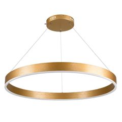 Κρεμαστό φωτιστικό οροφής LED kelvo® VENOM 67W 6700lm 120° AC 220-240V IP20 ρυθμιζόμενο λευκό CCT με χειριστήριο από 2700K έως 6000K ντιμμαριζόμενο χρυσό πλατίνα 80x80x6.5cm KLV-101-0192