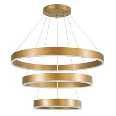 Κρεμαστό φωτιστικό οροφής LED kelvo® VENOM 120W 12000lm 120° AC 220-240V IP20 ρυθμιζόμενο λευκό CCT με χειριστήριο από 2700K έως 6000K ντιμμαριζόμενο χρυσό πλατίνα 80x80x80cm KLV-101-0201