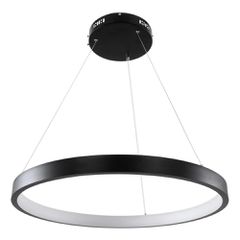 Κρεμαστό φωτιστικό οροφής LED kelvo® NEMESIS 45W 4500lm 180° AC 220-240V IP20 ρυθμιζόμενο λευκό φως CCT με χειριστήριο από 2700K έως 6000K ντιμμαριζόμενο μαύρο ματ 60x60x4cm